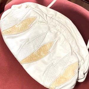 Vintage Leather bag - clutch, shoulder or crossbody.